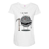 i am death Maternity Scoop Neck T-shirt