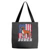 usa boxer flag Tote Bags