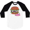 monster burger 3/4 Sleeve Shirt