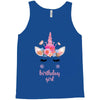 birthday unicorn family series birthday girl Tank Top