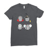halloween hedgehogs Ladies Fitted T-Shirt