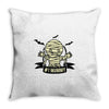 mummy monster Throw Pillow