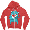 monster hearts you Zipper Hoodie