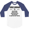 Virgo Woman 3/4 Sleeve Shirt