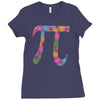 spring pi tshirts  flowery colorful pi day gifts Ladies Fitted T-Shirt