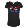 the captain Maternity Scoop Neck T-shirt