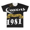 queens are born in 1981 All Over Men's T-shirt