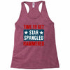star spangled hammered Racerback Tank