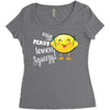 Easy Peasy Lemon Sgueezy Women's Triblend Scoop T-shirt
