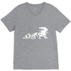 alien evolution   mens funny V-Neck Tee
