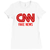 CNN Fake News Ladies Fitted T-Shirt