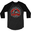 real men love cats (3) 3/4 Sleeve Shirt