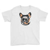 blue and tan frenchie Youth Tee