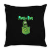 pickle rick Throw Pillow