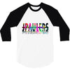 jake paulers colorful 3/4 Sleeve Shirt