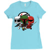 power minions vectorized Ladies Fitted T-Shirt