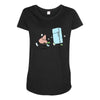 running things Maternity Scoop Neck T-shirt