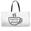 Espresso Yourself Pocket Weekender Totes