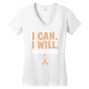 I Can I Will End Of The Story Women's V-Neck T-Shirt