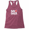 save gaza palestine Racerback Tank