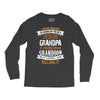 Super Cool Grandpa Of A Freaking Awesome Grandson Long Sleeve Shirts
