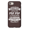 Super Cool Pop Pop Of A Freaking Awesome Grandson iPhone 8
