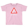 body under construction road sign Toddler T-shirt