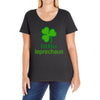little leprechaun Ladies Curvy T-Shirt