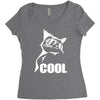 cool cat Women's Triblend Scoop T-shirt