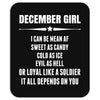 Super December Girl Mousepad