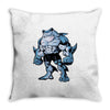 muscle shark Throw Pillow
