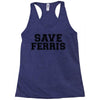 save ferris Racerback Tank