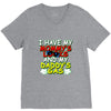mommy's looks daddy's gas V-Neck Tee