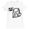 huh dinosaur Ladies Fitted T-Shirt
