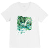 water lilies and nessy V-Neck Tee