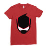 ninja mask on Ladies Fitted T-Shirt