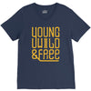 young wild and free V-Neck Tee