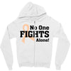 No One Fights Alone Zipper Hoodie