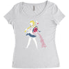 off with her hea Women's Triblend Scoop T-shirt
