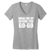 wake me up before you go go Women's V-Neck T-Shirt