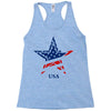 usa star Racerback Tank