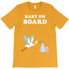Baby On Board with Stork T-Shirt