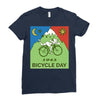 Bicycle Day t-shirt   1943 vintage (albert hofmann lsd) Ladies Fitted T-Shirt