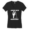 under new management funny Women's V-Neck T-Shirt