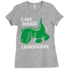 t rex hasst liegest&uuml;tze Ladies Fitted T-Shirt
