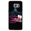 yoga and wine Samsung Galaxy S7
