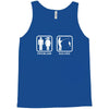 fishing   problem solved mens funny Tank Top