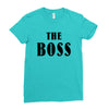 The Boss - The Real Boss Ladies Fitted T-Shirt
