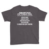 Smartass October Girl Youth Tee