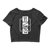 v2 eat sleep fish Crop Top